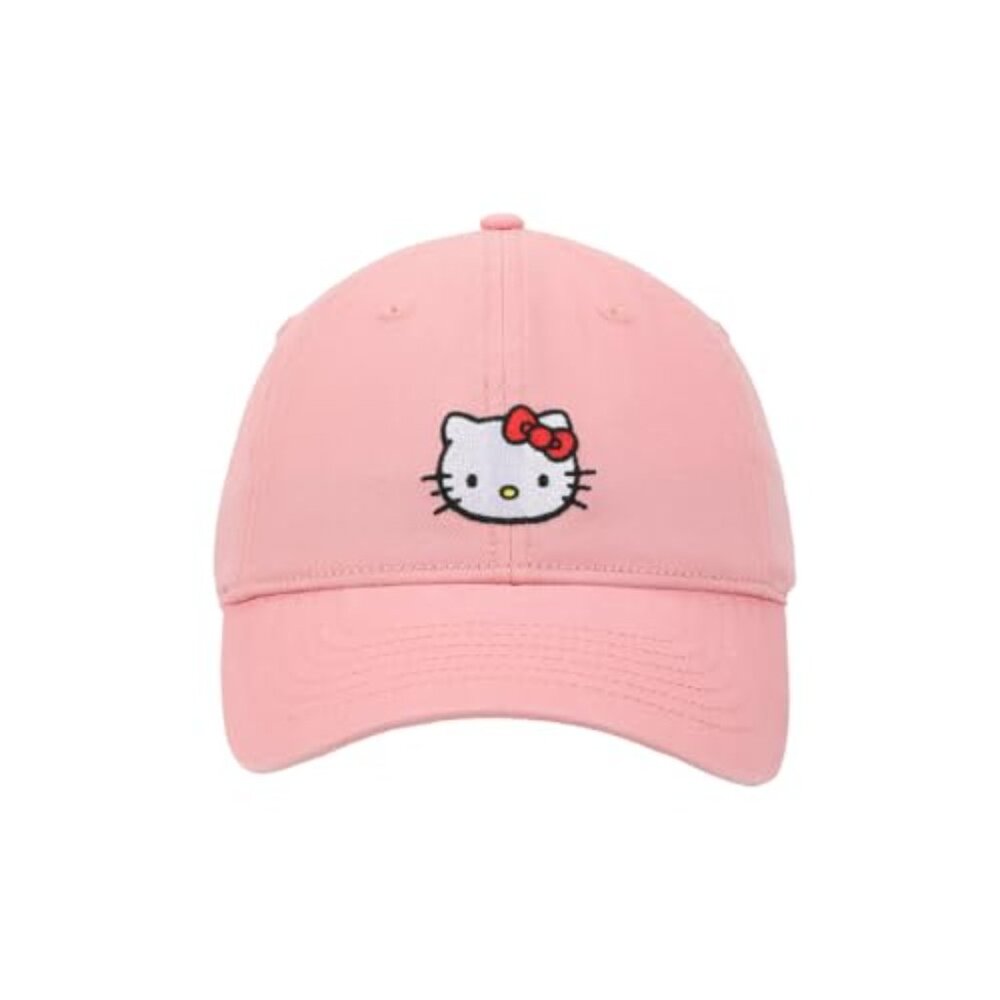 Hello Kitty Embroidered Unstructured Baseball Cap… - image 3